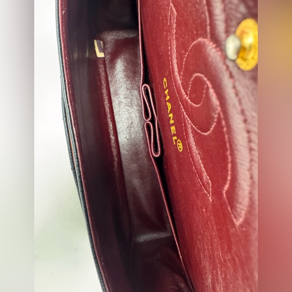 💎💯Authentic CHANEL Classic Black Medium Caviar Double Flap Bag💎 - Picture 13 of 13